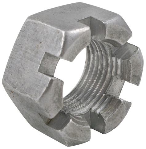 slotted heavy hex nut.